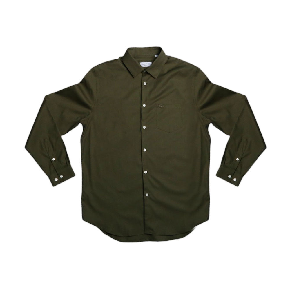 LAC MEN L/S DRESS SHIRT CH8522-316 GRN M (IR) M - MamasJan mens wear