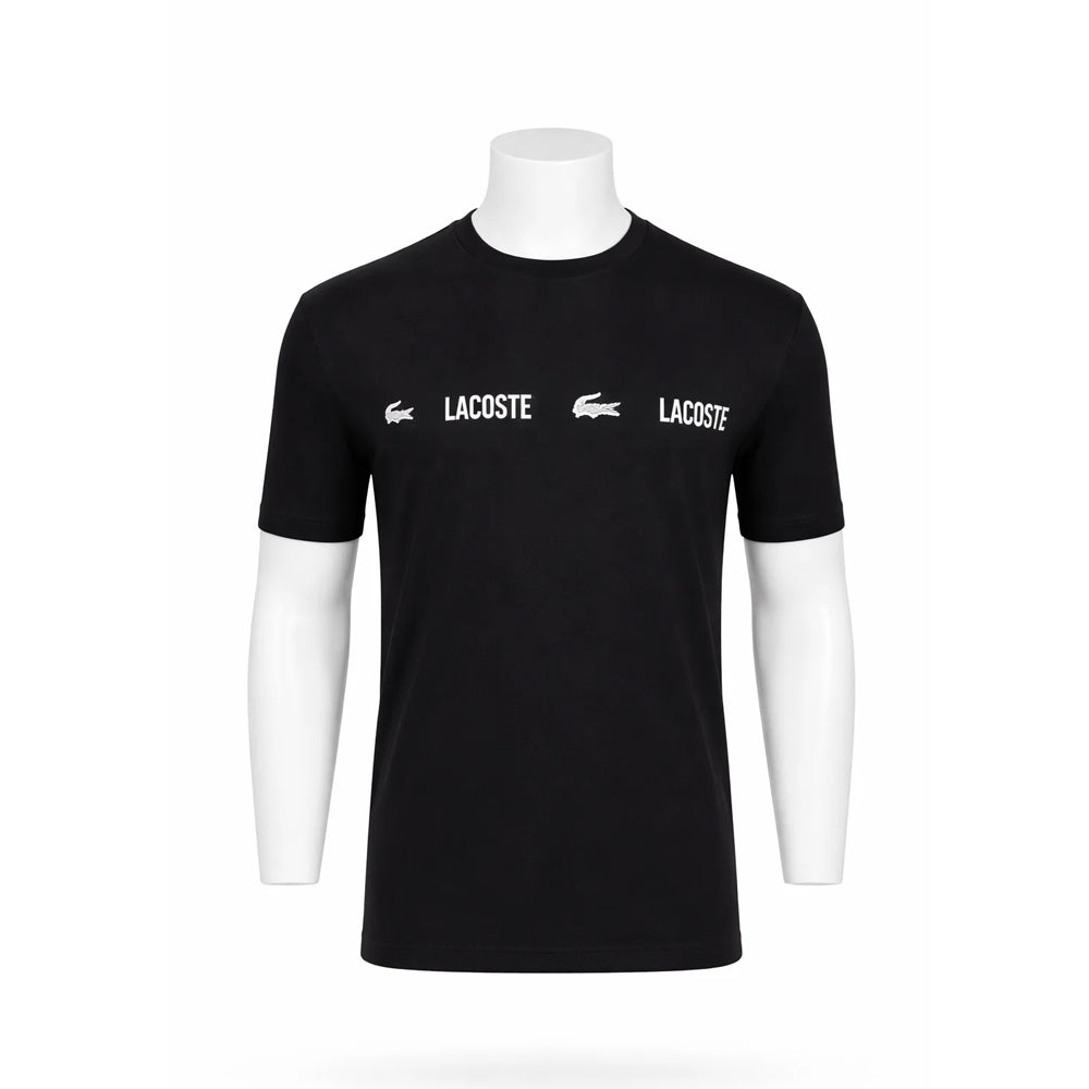 LAC MEN S/S R.NECK SHIRT TH1511-258 BLK L (IRS) S - MamasJan mens wear