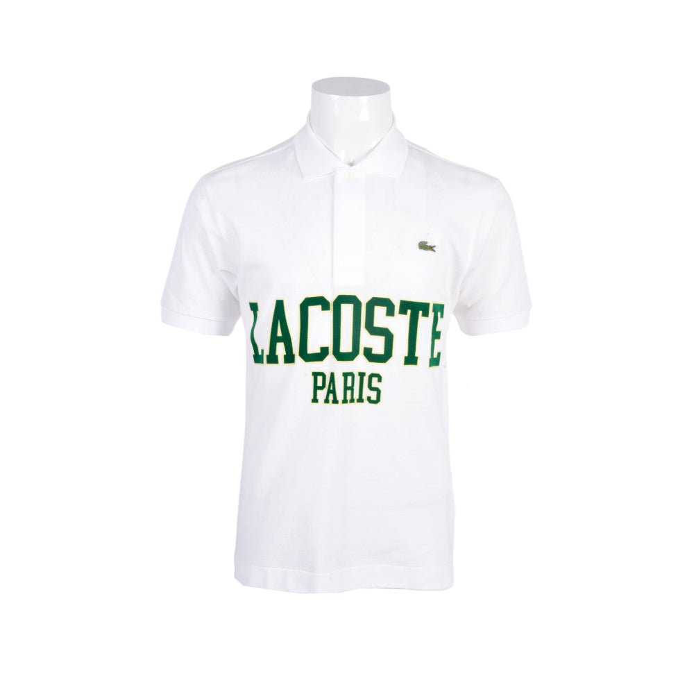 LAC MEN S/S POLO SHIRT PH7419-001 WHT S (IRS) XL - MamasJan Mens wear sale