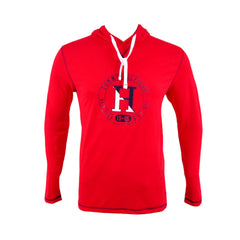 TH MEN L/S HOODIE 09T4197608 RED L (IRW) XL - MamasJan mens wear