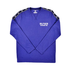 TH.MEN L/S R.NECK SHIRT 09T4087492 BLU L (IRW) M - MamasJan mens wear