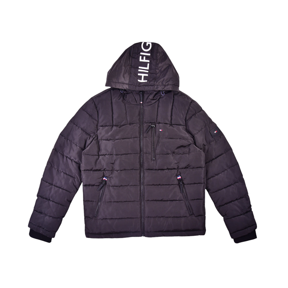 TH MEN L/S QUILTED JACKET 151AP213 BLK L (IRW) XL - MamasJan mens wear