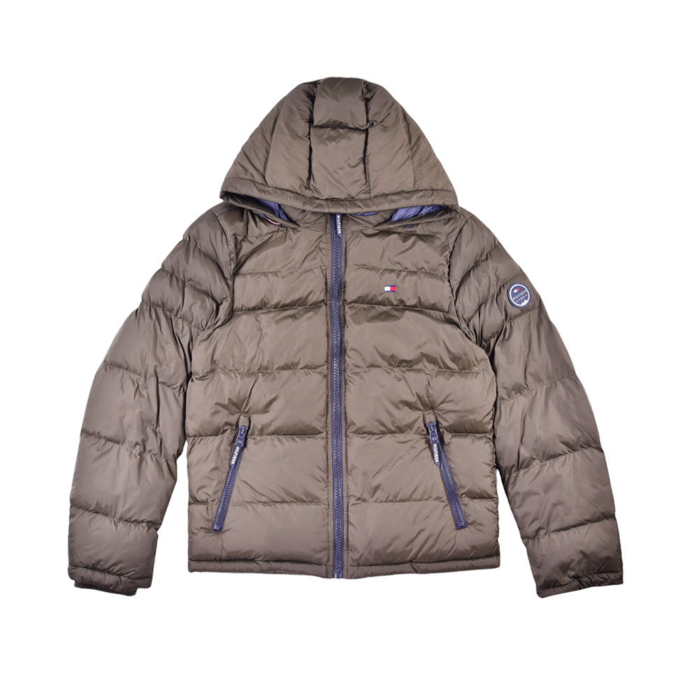 TH MEN L/S PUFFER JACKET 158AN508 OLV L (IRW) XL - MamasJan mens wear