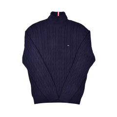 TH.MEN L/S HIGHNECK SWEATER 78JB411410 NVY L (IRW) S - MamasJan mens wear
