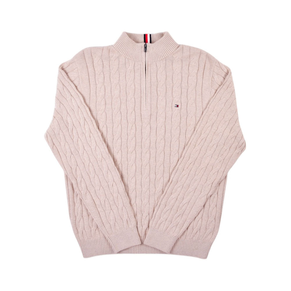 TH.MEN L/S H-ZIPPER SWEATER 78JB175-280 SKN L (IRW) XL - MamasJan mens wear
