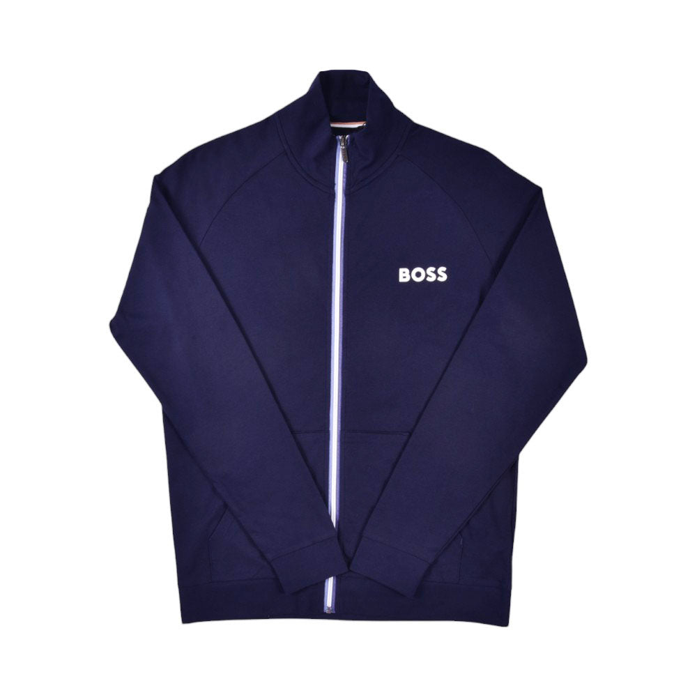 HB MEN L/S ZIPPER UPPER 50521768-403 NVY L (IR) XL - MamasJan mens wear
