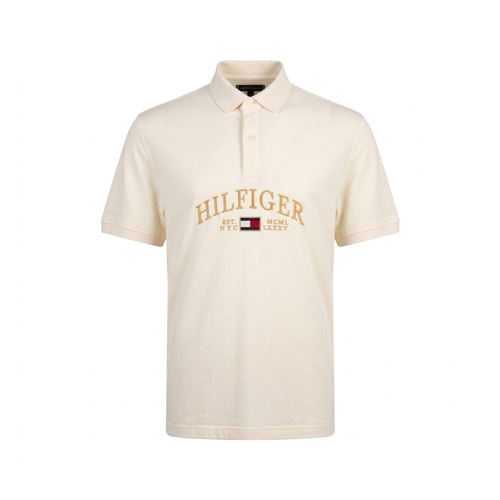 TH.MEN S/S POLO SHIRT 78JB241-100 WHT L (IRS) L - MamasJan mens wear
