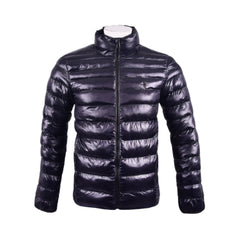 RL MEN L/S PUFFER JACKET 593001 BLK GLOSS L (IRW) XL - MamasJan mens wear
