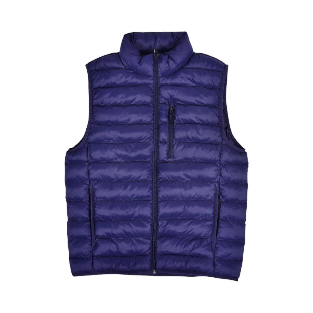 HEAT 32 MEN S/L PUFFER JACKET 6147PRT-127 NVY L (IRW) M - MamasJan mens wear