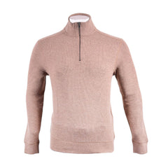BANANA REPUBLIC MEN L/S H-ZIPPER SWEATER 1799236 TAN L (IRW) XL - MamasJan mens wear