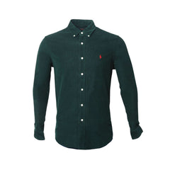 RL MEN L/S CORDUROY SHIRT 684023 BRN L (IRW) L - MamasJan mens wear