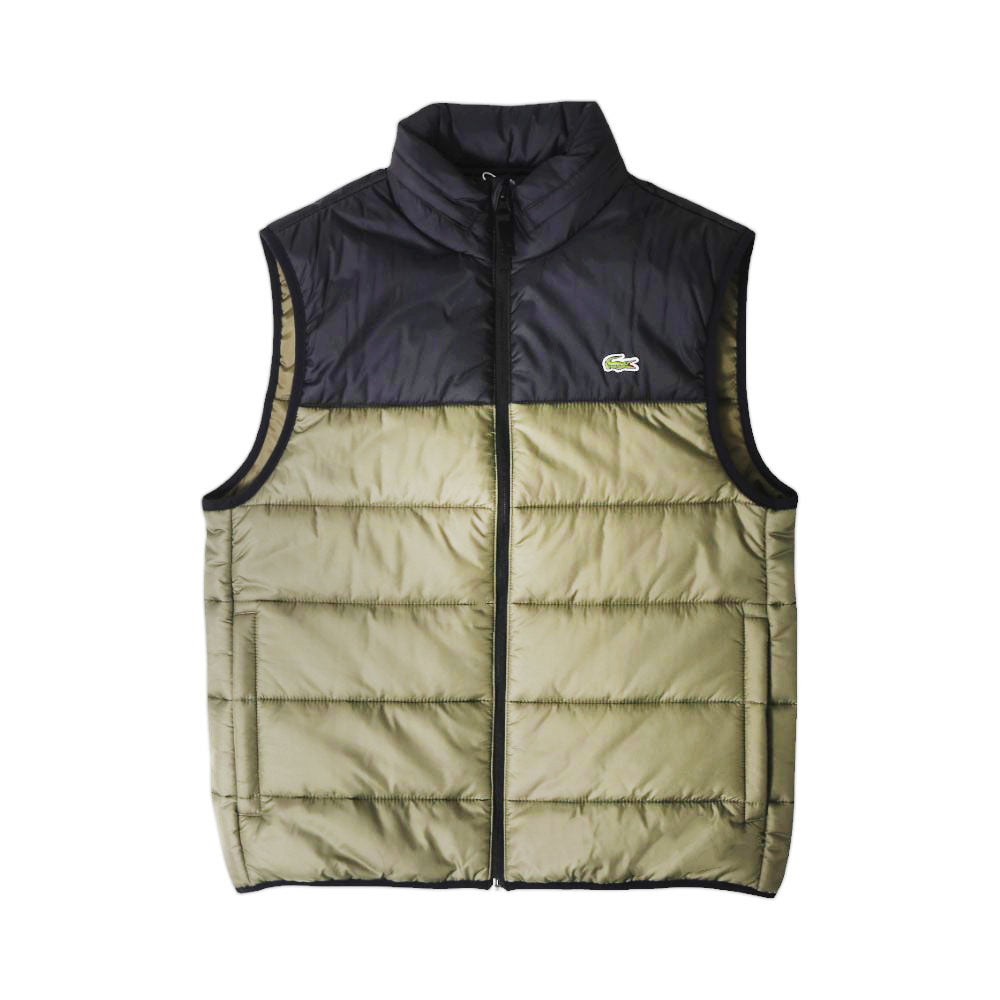LAC MEN S/L PUFFER JACKET BH67613-HK BLK/GRN L (IRW) XL - MamasJan mens wear