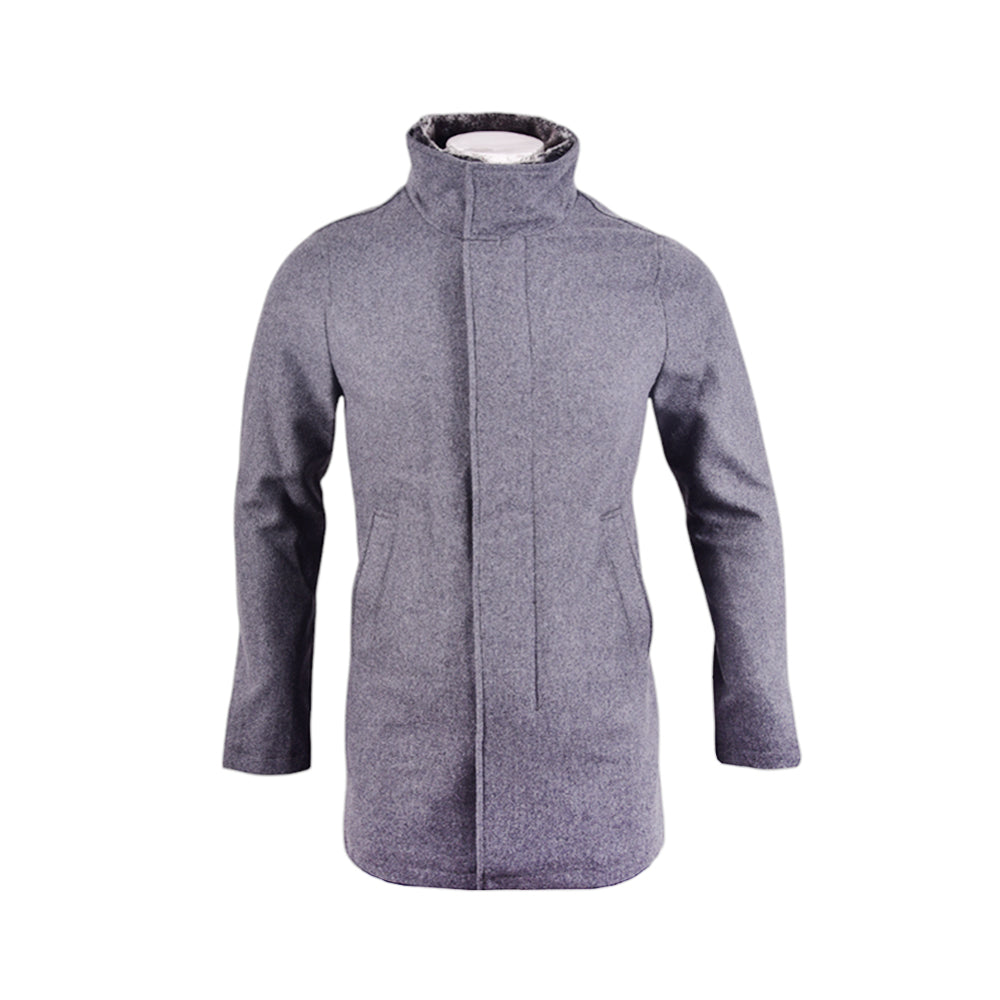 CK MEN L/S LONG COAT CM485569 GRY L (IRW) XL - MamasJan Mens wear sale