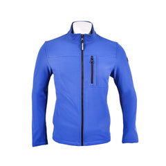 CK MEN L/S SOFT SHELL FLEECE JACKET CM903910 BLU L (IRW) XL - MamasJan mens wear
