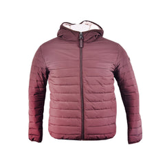 CK MEN L/S PUFFER JACKET W-HOOD CM155780 BRN L (IRW) XL - MamasJan Mens wear sale