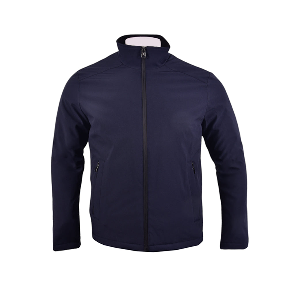 CK MEN L/S SOFT SHELL JACKET CM001588 NVY L (IRW) XL - MamasJan mens wear
