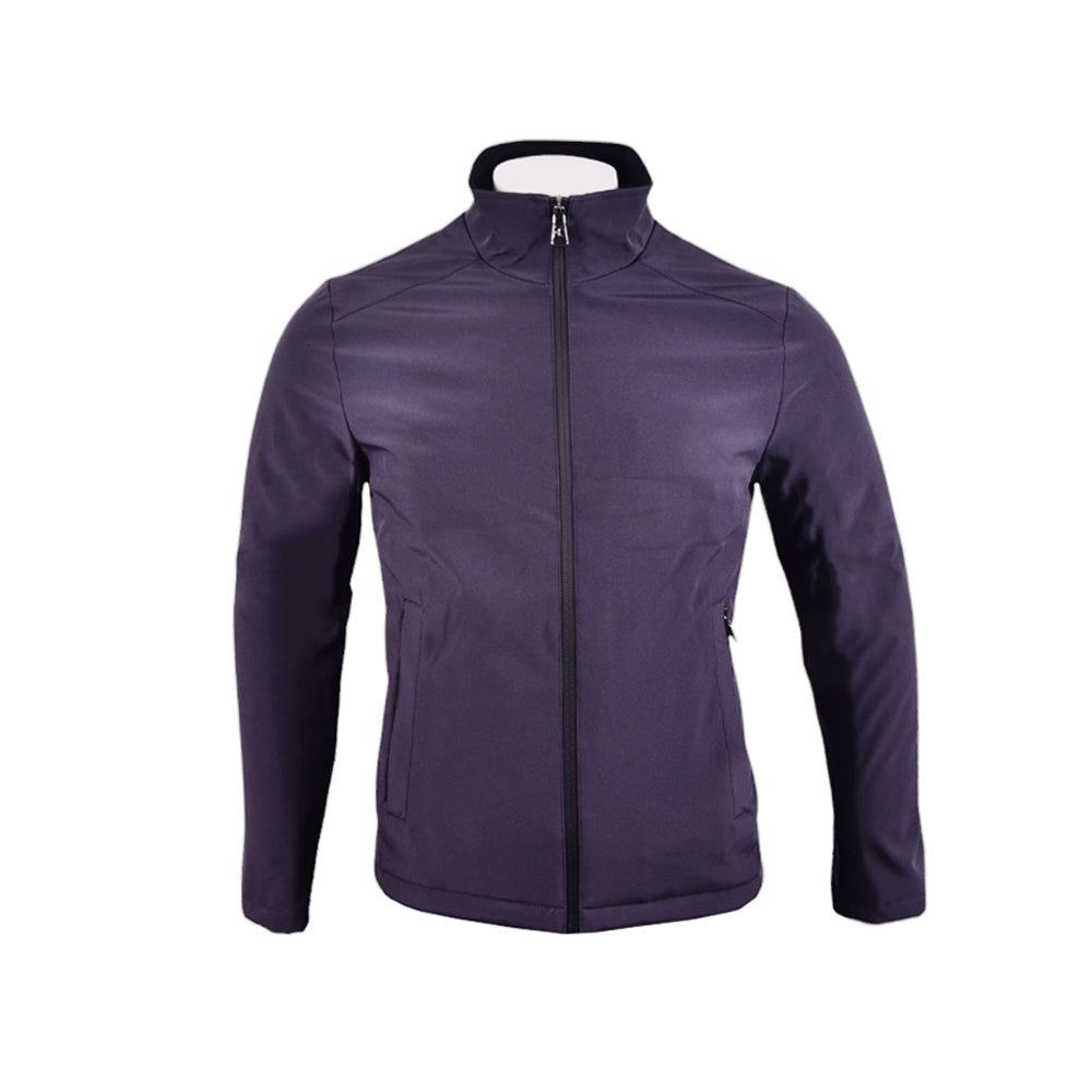 CK MEN L/S SOFT SHELL JACKET CM001588 D-GRY L (IRW) XL - MamasJan mens wear