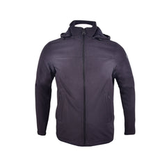 CK MEN L/S SOFT SHELL JACKET W-HOOD CM024493 BLK XL (IRW) XL - MamasJan mens wear