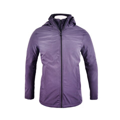 CK MEN L/S SOFT SHELL JACKET W-HOOD CM024493 D-GRY L (IRW) XL - MamasJan mens wear