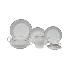 DINNER SET 71PC JOHNWOOD B23C10G ET Default Title - MamasJan Crockery