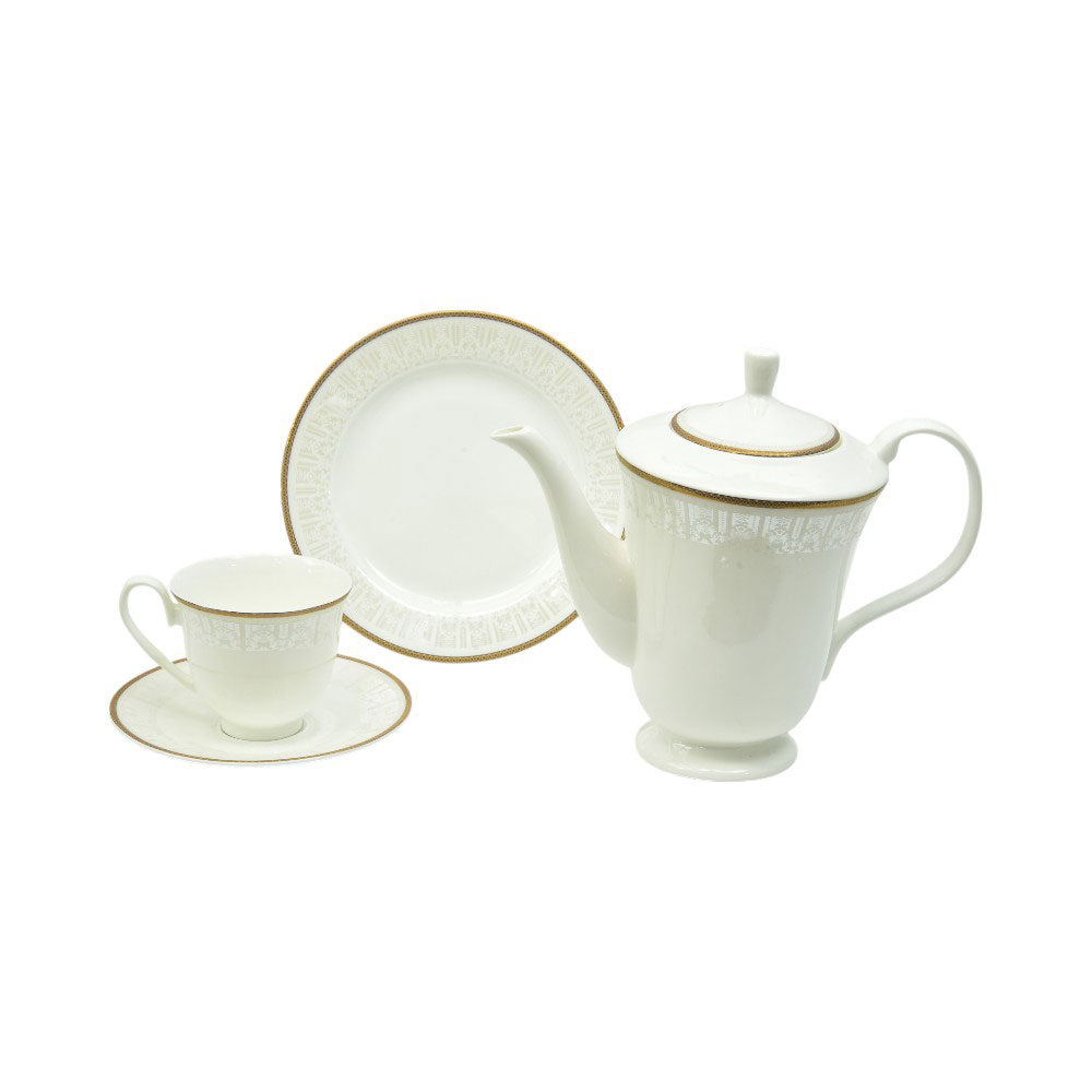 TEA SET 24PC JOHNWOOD SHAPE NO.2 B23C60G ET Default Title - MamasJan Crockery