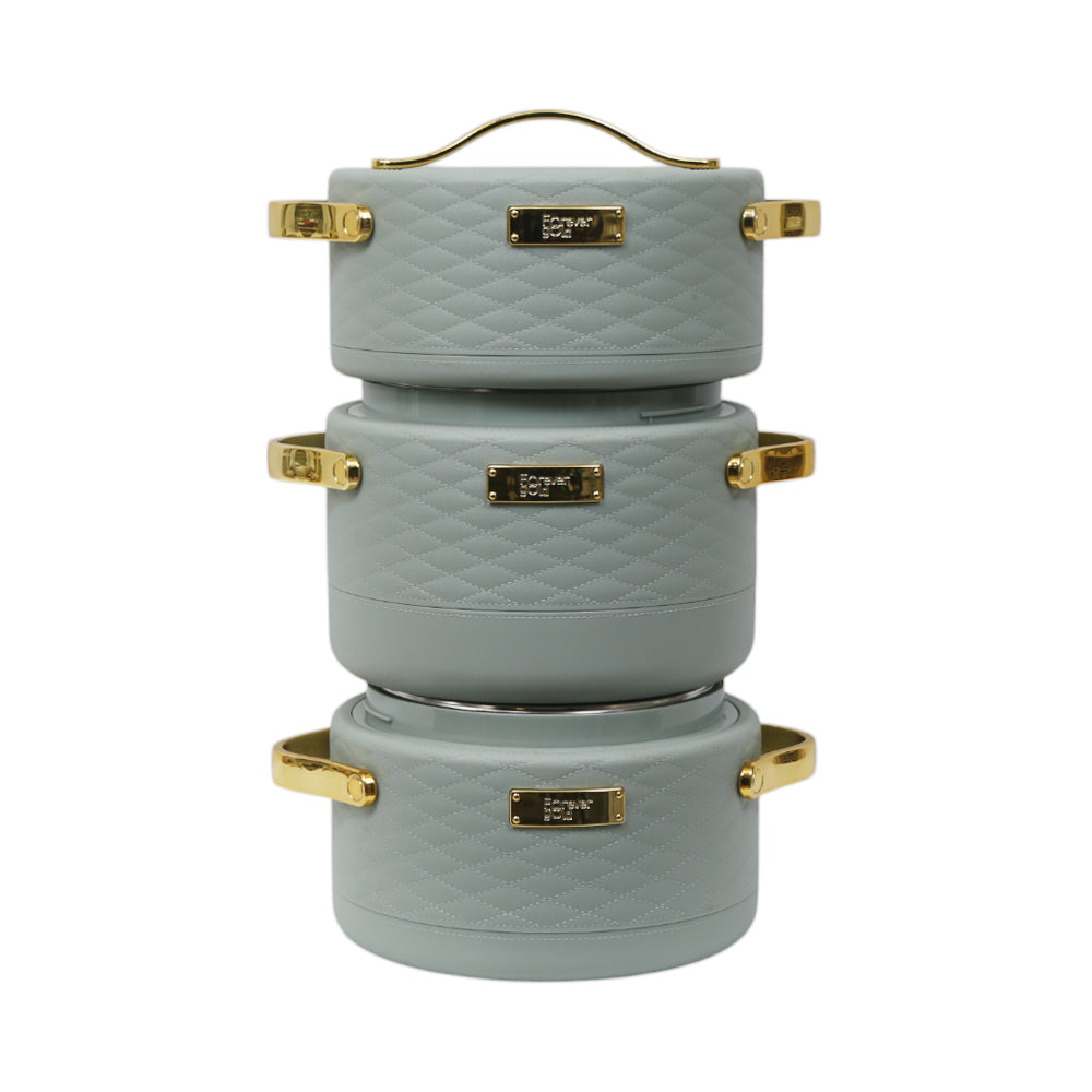 HOT POT SET 3PC FOREVER GOLD EHP GREEN Default Title - MamasJan Crockery