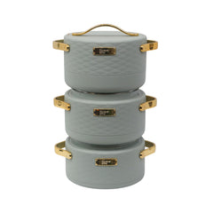 HOT POT SET 3PC FOREVER GOLD EHP GRAY Default Title - MamasJan Crockery