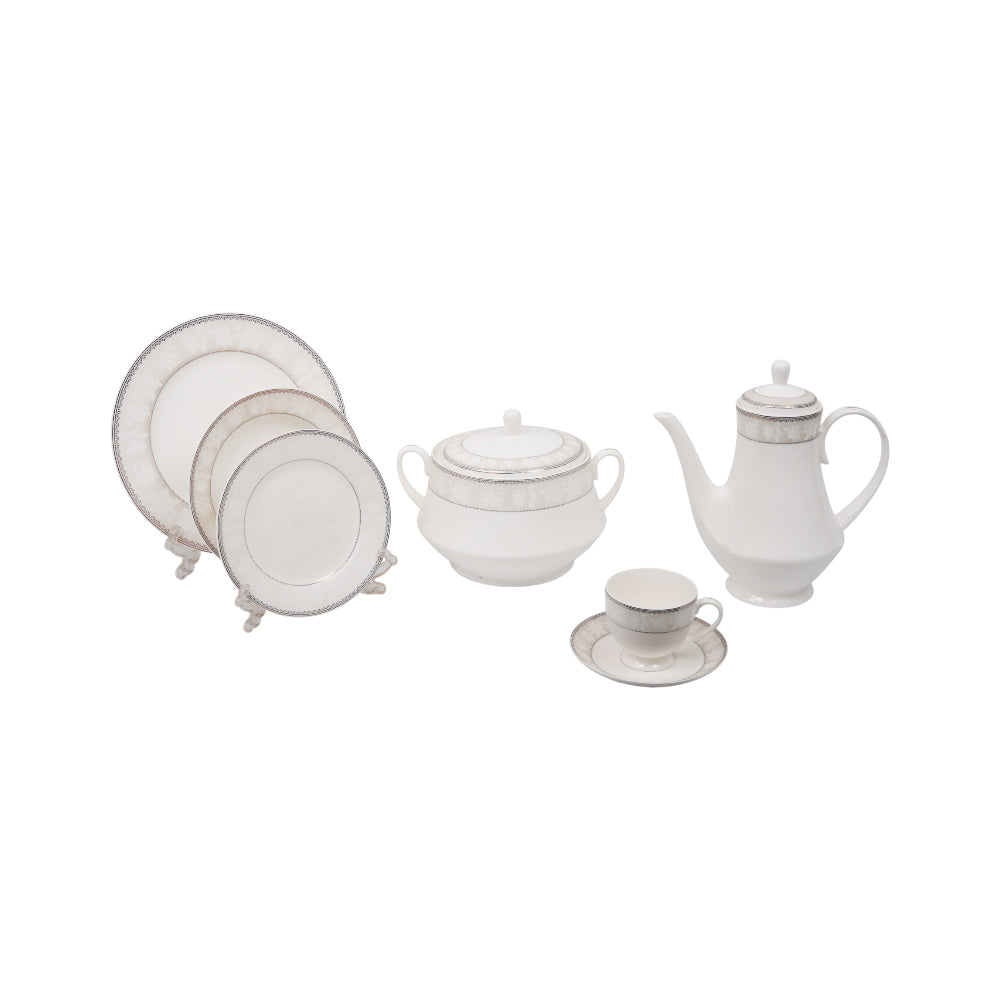 DINNER SET 61PC BONE CHINA JH2-013 UC Default Title - MamasJan Crockery