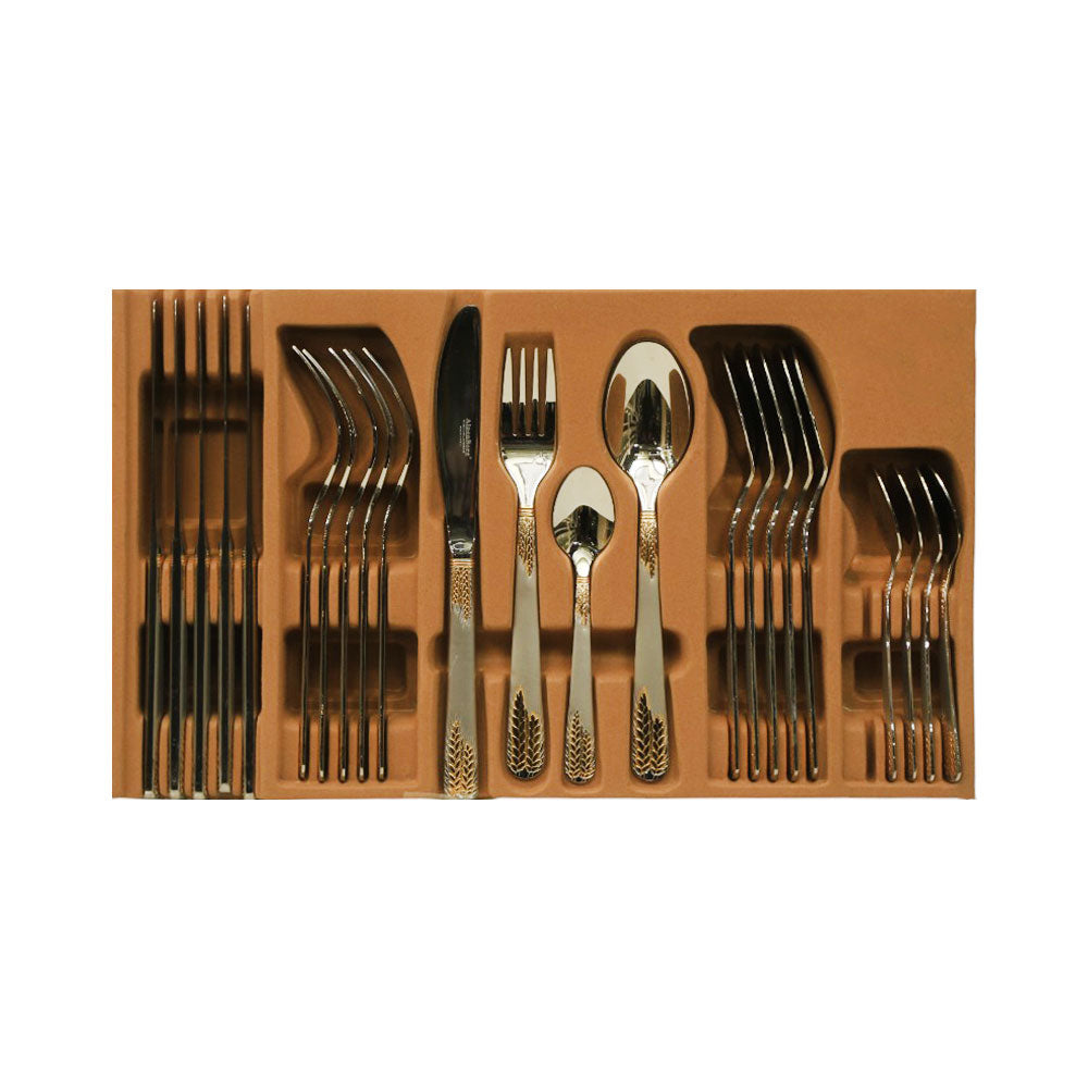 CUTLERY SET 24PC ALPEN BERG EE136 Default Title - MamasJan Crockery