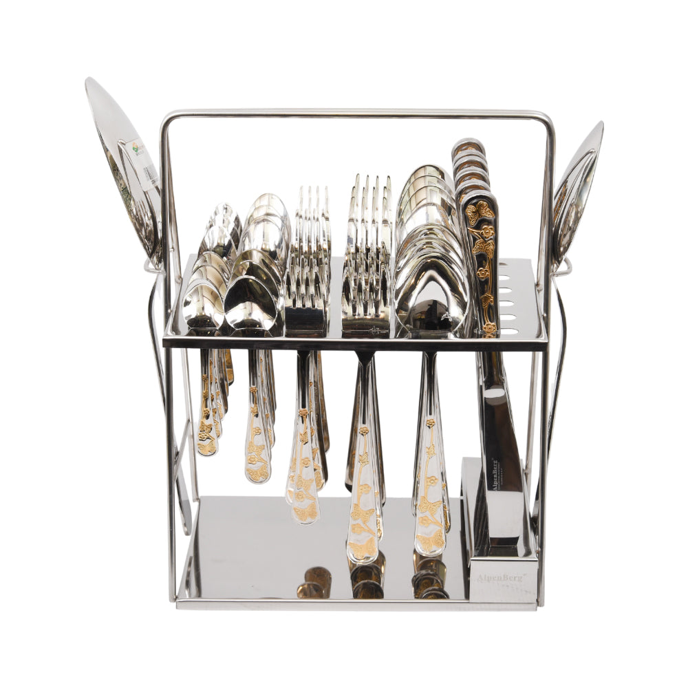CUTLERY SET 38PC ALPEN BERG NN138 Default Title - MamasJan Crockery