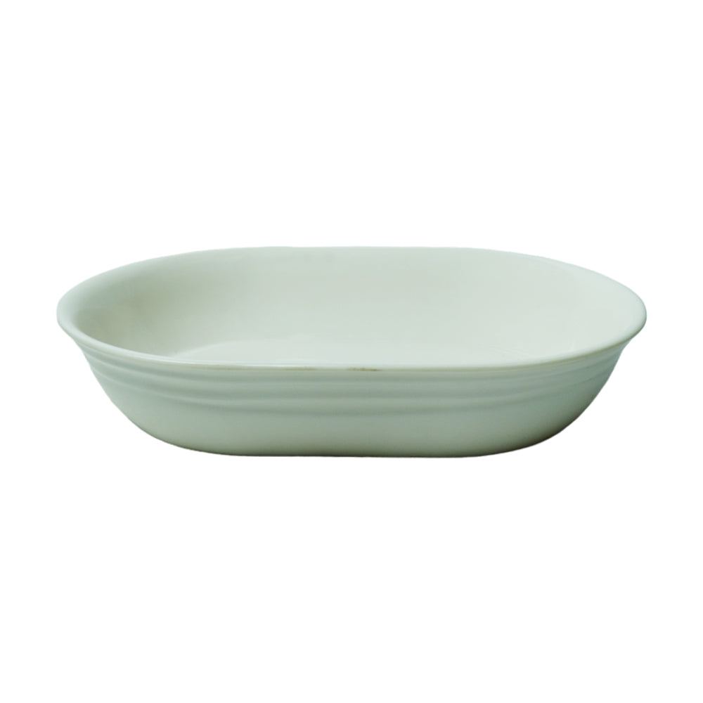 DISH RECTANGULAR LARGE MARQUEE PEARL WHITE Default Title - MamasJan Crockery
