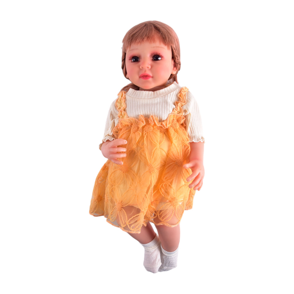 QM101 55 CM VINYL DOLL YELLOW Default Title - MamasJan Toys