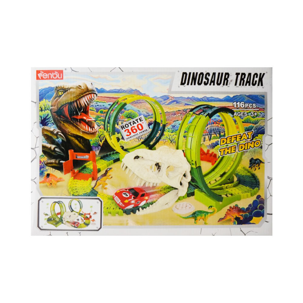 7762 MUSICAL DINOSAUR TRACK Default Title - MamasJan Toys