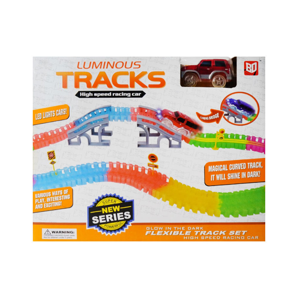 508T LUMINOUS CAR TRACK SET 160PCS Default Title - MamasJan Toys