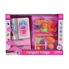 1820A MUSICAL PENGUIN FRIDGE PINK Default Title - MamasJan Toys