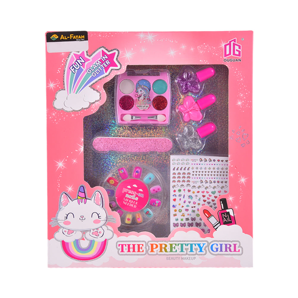 2003V THE PRETTY GIRL MAKEUP SET W NAILS Default Title - MamasJan Toys