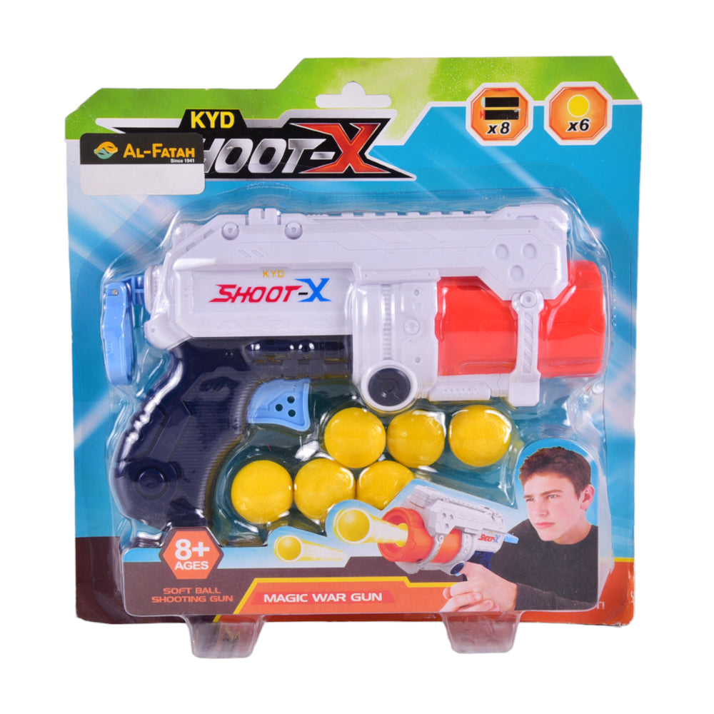 265-4 SOFT BALL GUN IN CARD Default Title - MamasJan Toys