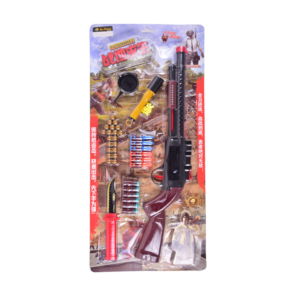 3328-16 SOFT BULLET FOREST GUN IN CARD Default Title - MamasJan Toys