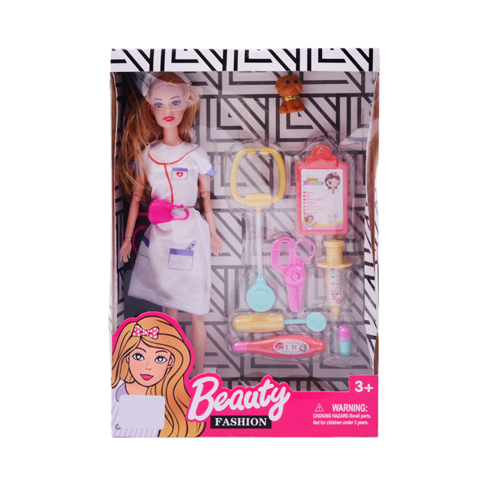HM25-1 BEAUTY DOLL SET 11.5 INCH Default Title - MamasJan Toys