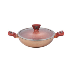 WOK 28CM OLINA COPPER 82518-10A Default Title - MamasJan Crockery