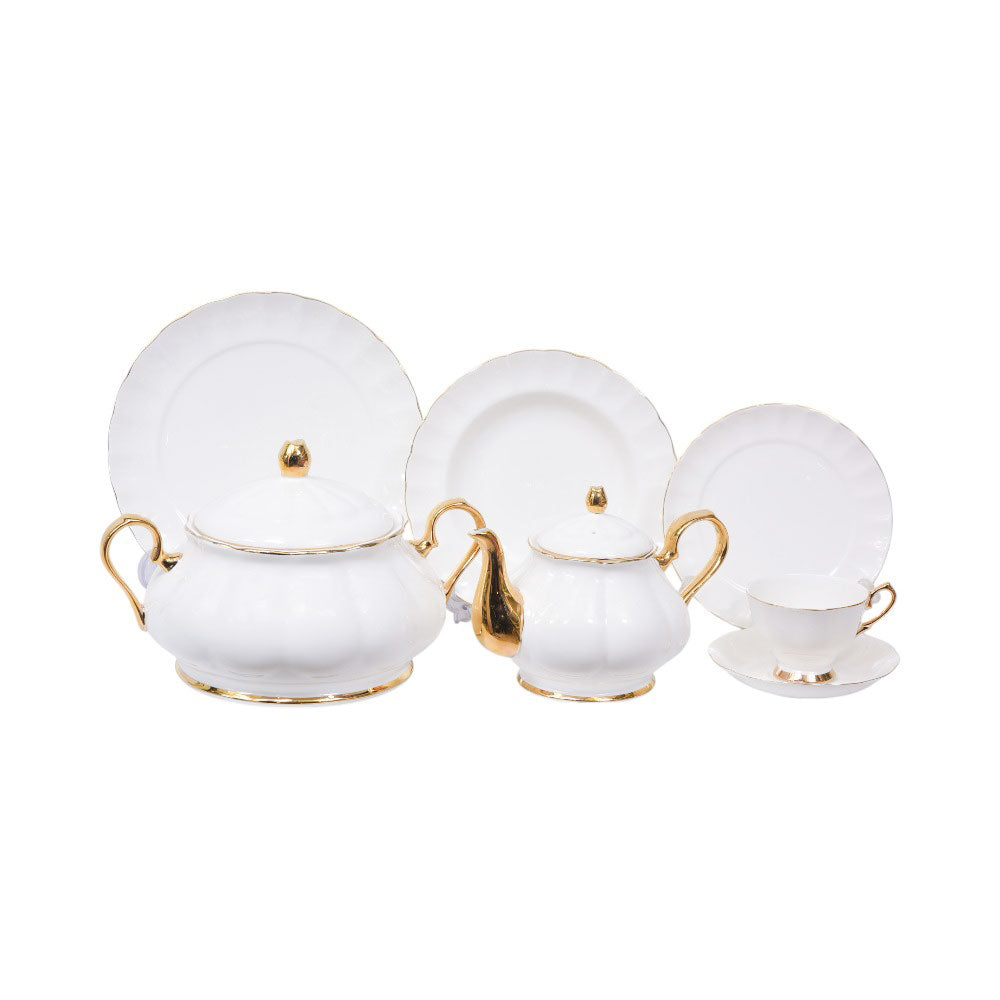 DINNER SET 75PC MORE & MORE K21308WF Default Title - MamasJan Crockery