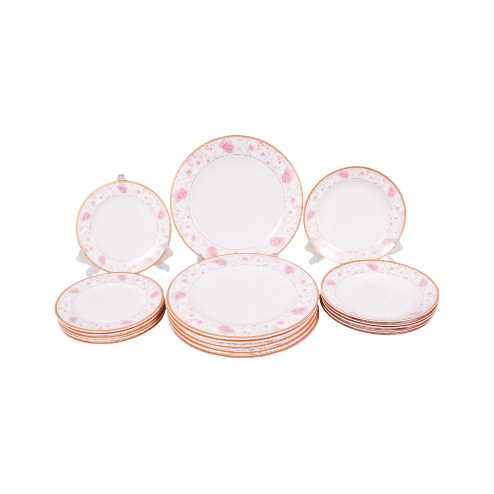 PLATE SET 18PC BONE CHINA X001 Default Title - MamasJan Crockery
