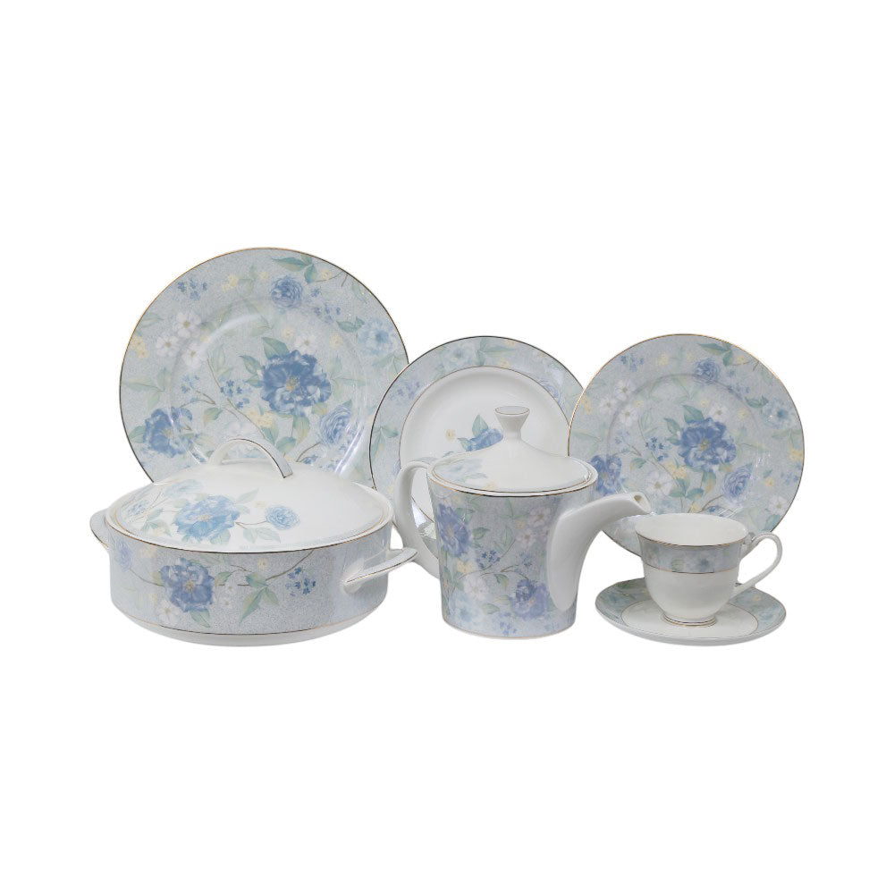 DINNER SET 71PC BONE CHINA SSW-03 Default Title - MamasJan Crockery