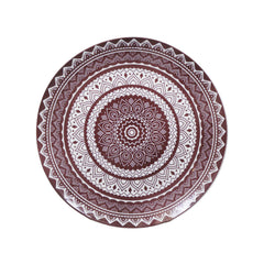 PLATE DINNER COLOR FULL MAHROON Default Title - MamasJan Crockery