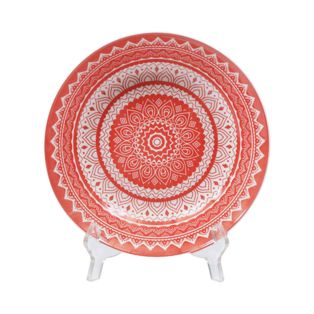 PLATE DEEP COLOR FULL RED Default Title - MamasJan Crockery