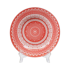 PLATE DEEP COLOR FULL RED Default Title - MamasJan Crockery
