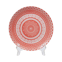 PLATE QUARTER COLOR FULL RED Default Title - MamasJan Crockery
