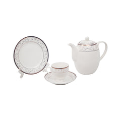 TEA SET 24PC MORE & MORE JT6AW Default Title - MamasJan Crockery