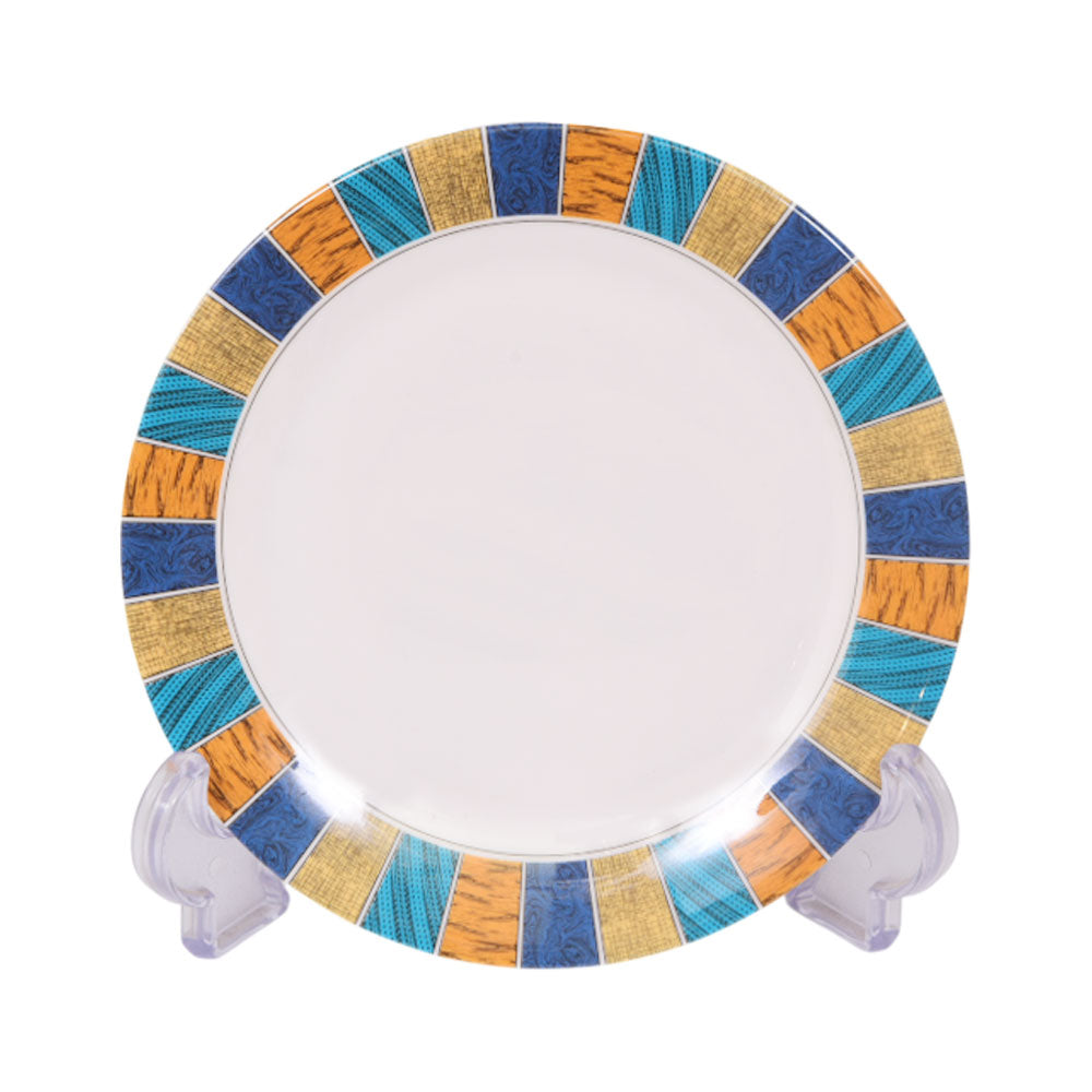 PLATE QUARTER MELAMINE MMC07 Default Title - MamasJan Crockery