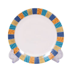 PLATE QUARTER MELAMINE MMC07 Default Title - MamasJan Crockery